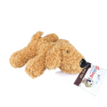 Billipets 超軟鬆毛發聲狗玩具｜啡色 14 × 10cm