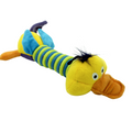 Billipets 長形毛絨棉繩發聲狗玩具｜鴨仔 30cm