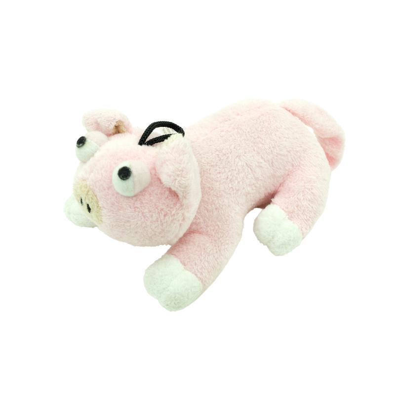 Billipets 小豬發聲狗玩具｜棉繩互動款 17cm