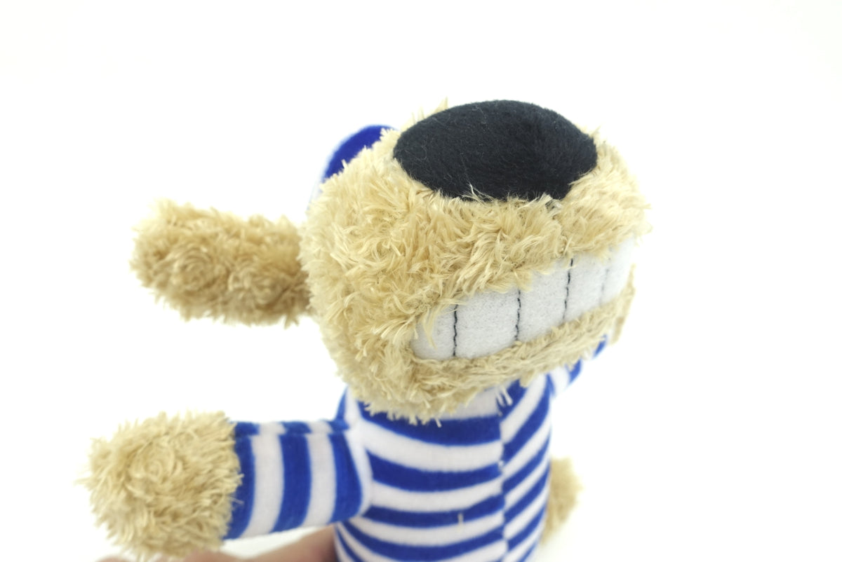 Billipets 超軟發聲狗玩具｜藍色囚犯造型 16cm