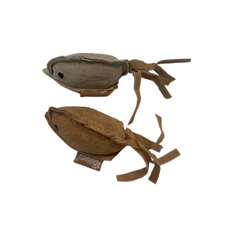 Billipets 真皮老鼠貓玩具｜7cm