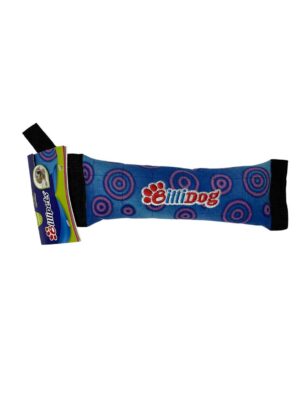 Billipets 雙層毛絨布耐咬狗玩具 - 藍色沙包