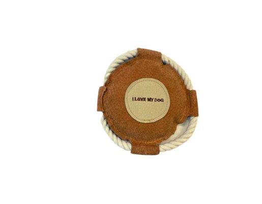 Billipets 真皮耐咬狗玩具 - 15CM 飛碟